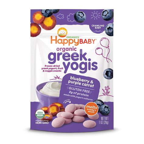 greek yogis|Happybaby Organic Greek Yogis Blueberry & Purple。